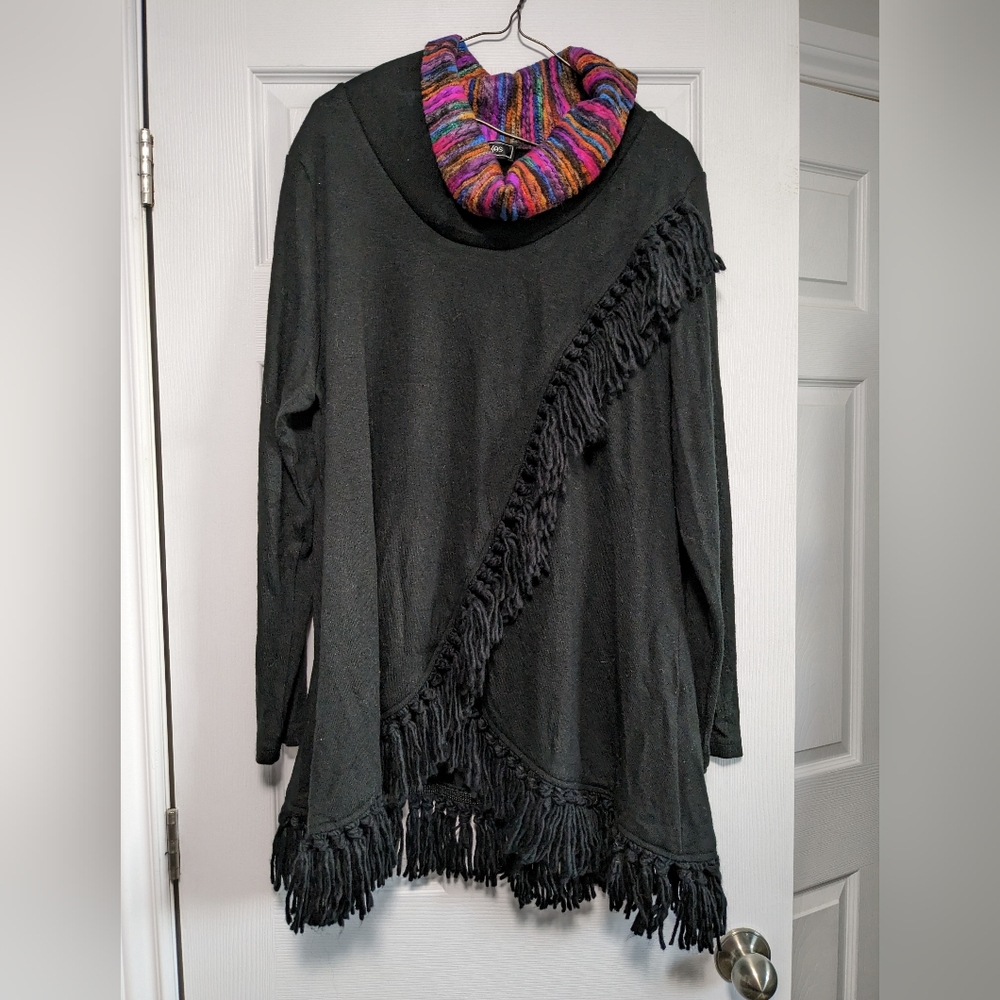 Minkas XXL poncho sweater